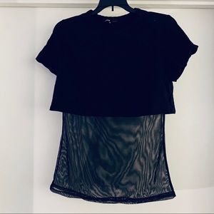 ❗️CLEARANCE❗️cropped mesh top